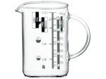 Measuring jug glass 0,5 l.