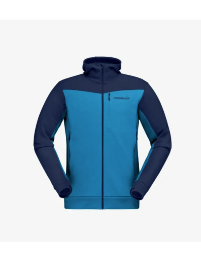 Norrøna - Falketind warmwool2 stretch Zip Hood (M)