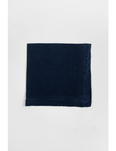 BALMUIR, Sisilia-pellavalautasliina, 45x45cm, dark navy