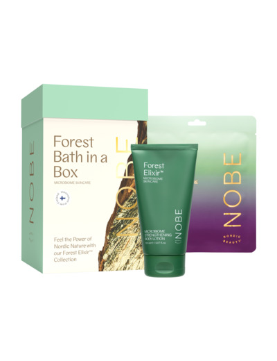 NOBE Forest Bath in a Box - Set 2: Body Lotion + Sheet Mask