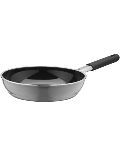 Fusiontec fry pan 24 cm, platinum