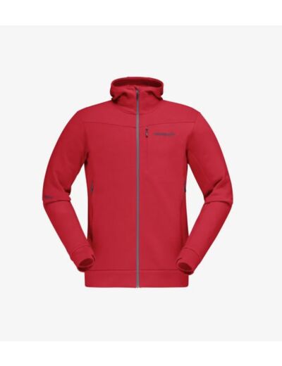 Norrøna - Falketind warmwool2 stretch Zip Hood (M)