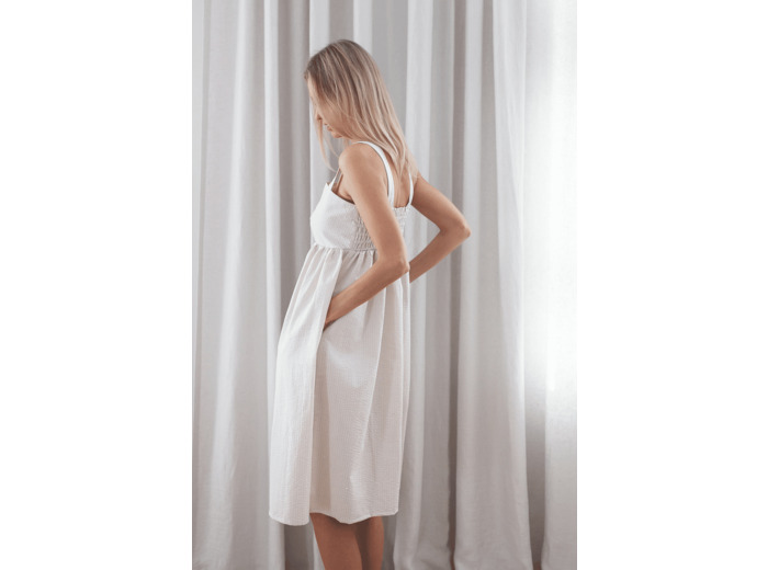 ALMA DRESS SAND