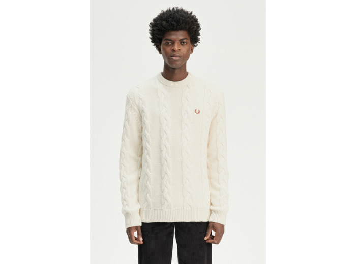 Fred Perry Chunky Cable Knit Jumper