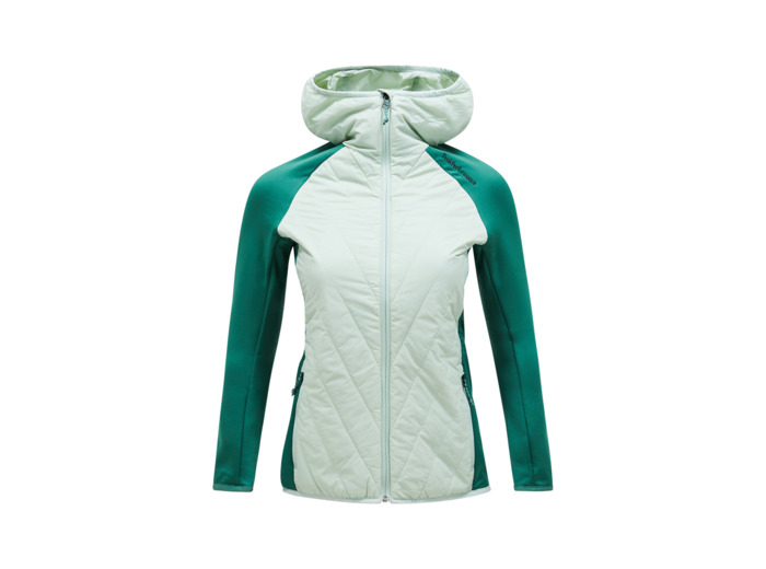 Peak Performance - W Insulated hybrid hood jacket