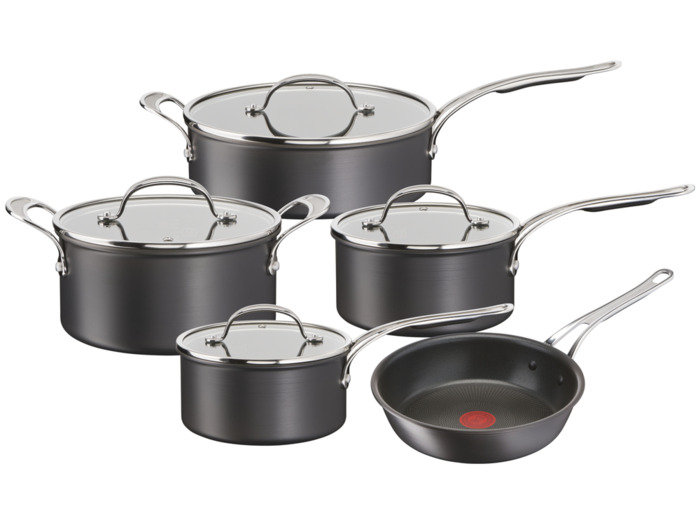 JO Cook's Classics HA Set 9 pieces: Frypan 24 cm, Sautepan 26 cm + Lid, Saucepans 18/20 cm + Lids, Stewpot 24 cm + Lid