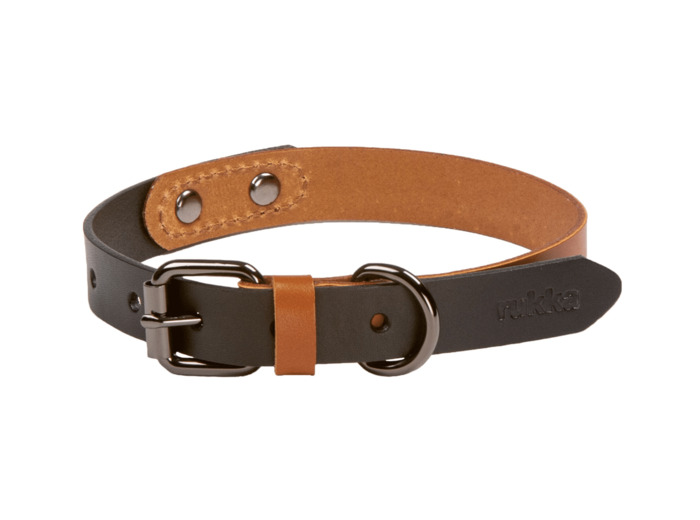 Leather duo collar