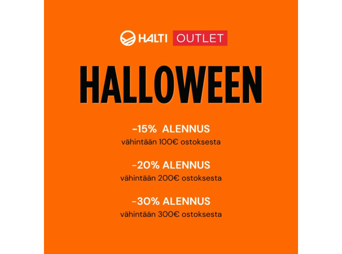 Halti halloween lisäalennuskampanja