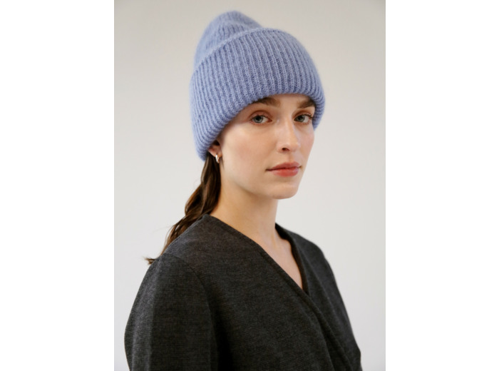 MOHAIR BEANIE AZURE