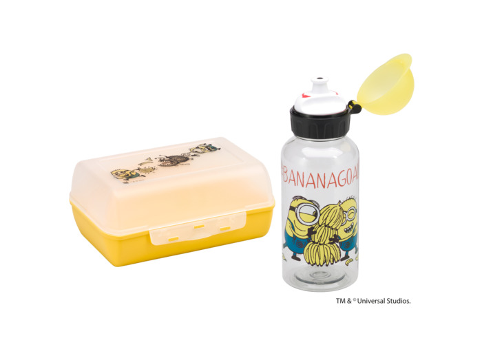 Minions to-go set 2 pcs. (lunch box+bottle)