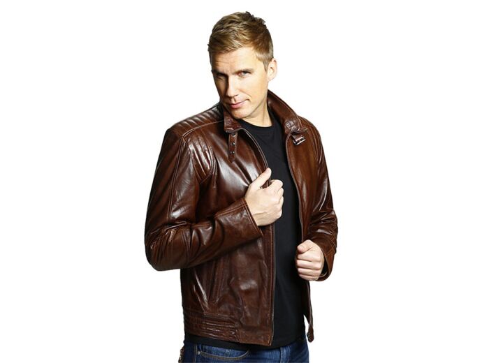 Tom men leather jacket