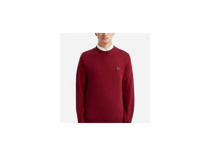 Fred Perry classic wool crew neck knit