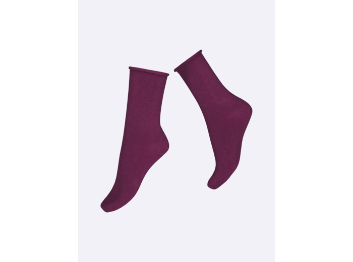 COTTON COMFORT CUFF nilkkasukat - violetti