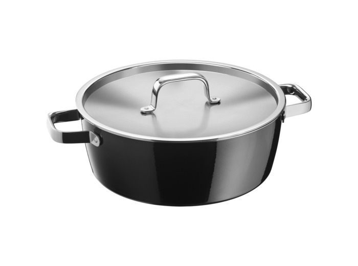 Fusiontec Aromatic stew pot 28 cm/5,9 l. w. lid, black