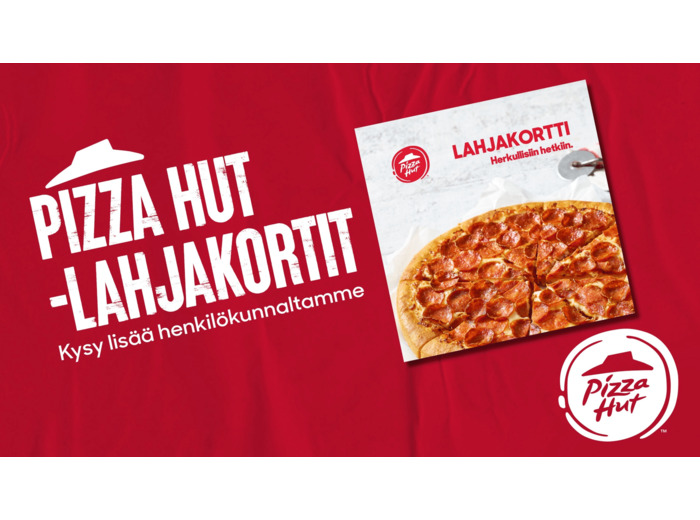 Pizza Hut lahjakortti