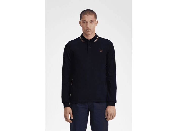 Fred Perry Twin tipped long sleeve pikee paita