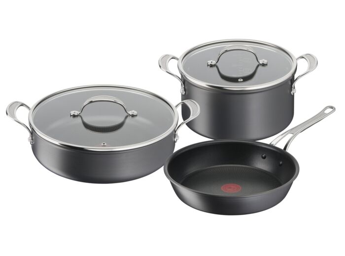 JO Cook's Classics HA Set 5 pieces: Frypan 28 cm, All-in-One pan 30 cm + Lid, Stewpot 24 cm + Lid