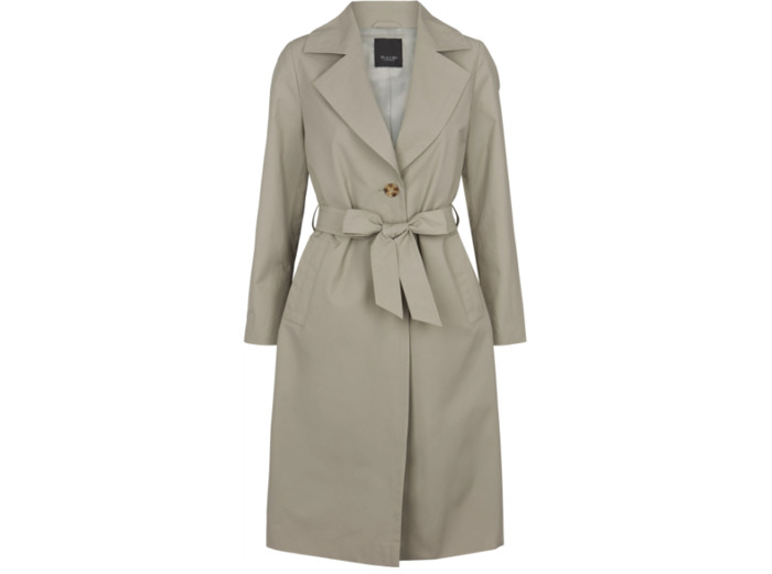 Clareta Belt Midi Trench Coat