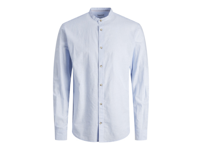 Cotton linen blend shirt L/S