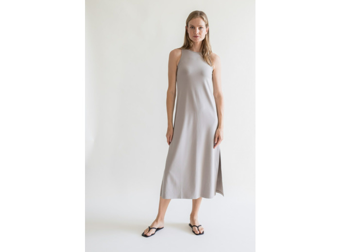 LINDA DRESS TAUPE