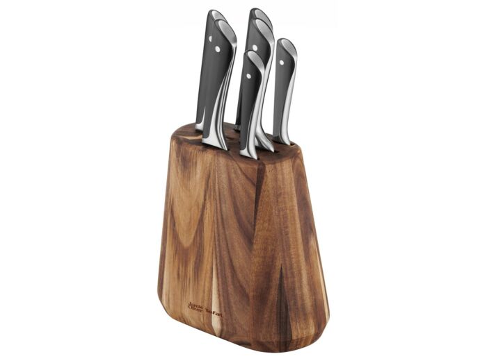 Jamie Oliver Knife set 6pcs Chef 15cm + Paring 9cm + Utility 12cm + Santoku 16,5cm + Bread 20cm + Slicing 20cm