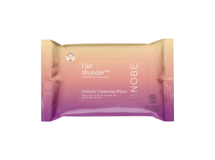 NOBE Oat Wonder Delicate Cleansing Wipes 25 pcs