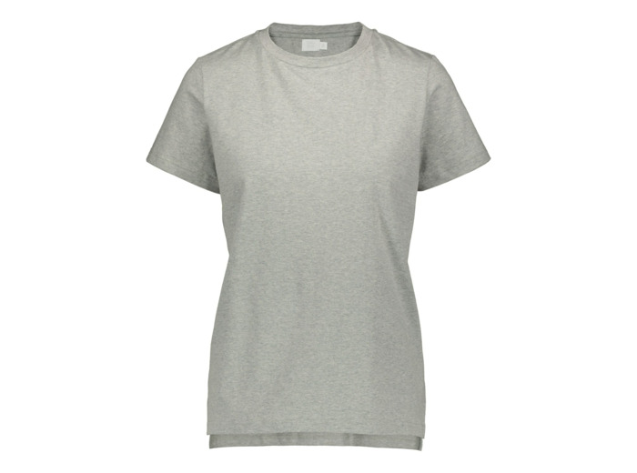 T-SHIRT GREY MELANGE COTTON M