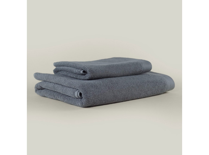 BALMUIR, Como organic towel, 70x140cm, stone grey