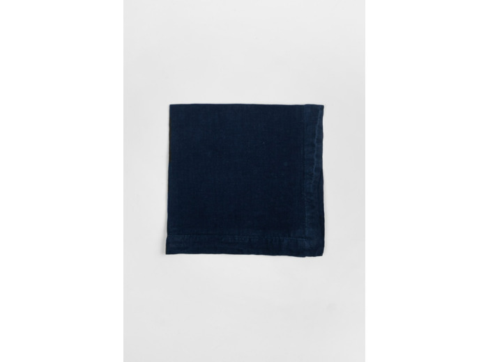 BALMUIR, Sisilia-pellavalautasliina, 45x45cm, dark navy