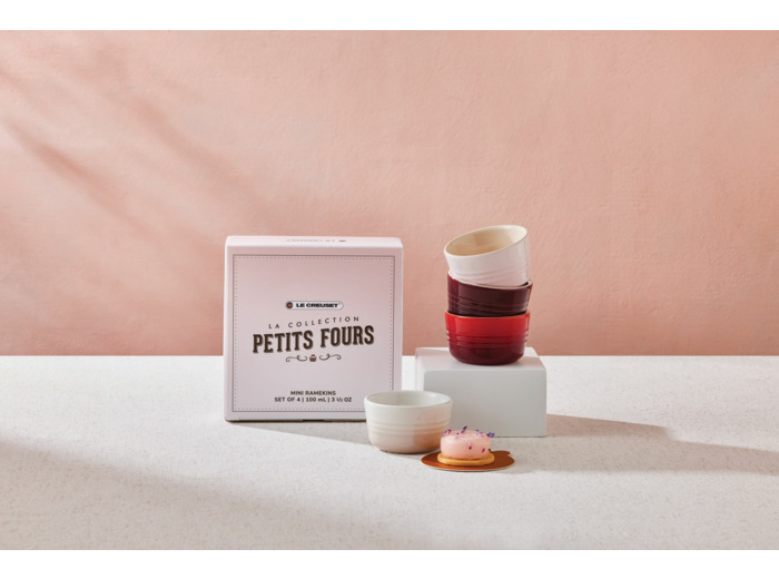 Petit Fours kivikeraamiset annoskulhot 4 kpl/pkt