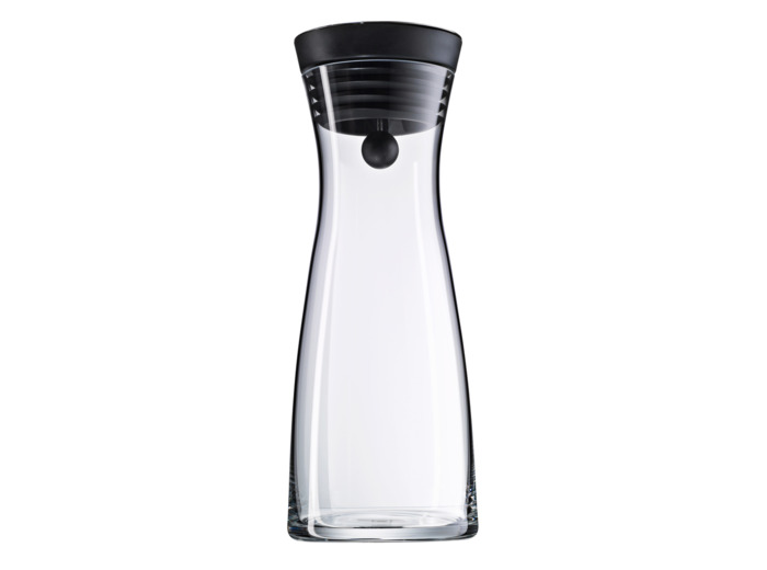 Basic water decanter 0,75 l., stainless steel top