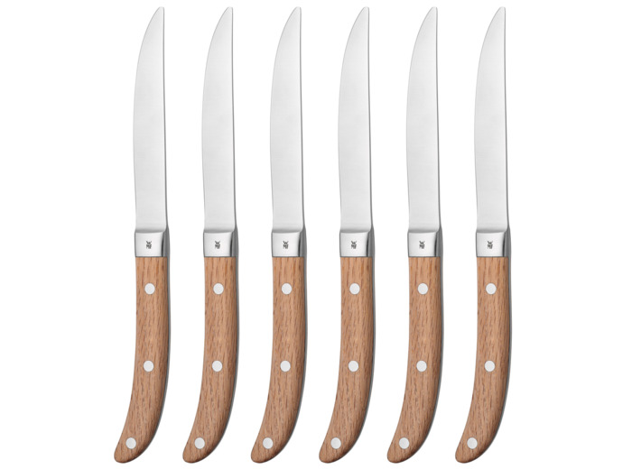 Ranch steak knives 6 pcs., oak