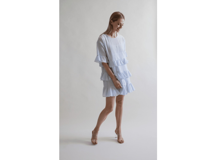 PAOLA DRESS LIGHT BLUE