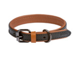 Leather dual collar