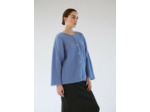 MOHAIR CARDIGAN AZURE M/L