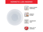 Ingenio plastic lid set 16 / 18 / 20 cm