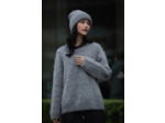 BMuir, Madison-neule, S-XL, mid grey