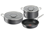 JO Cook's Classics HA Set 5 pieces: Frypan 28 cm, All-in-One pan 30 cm +  Lid, Stewpot 24 cm + Lid