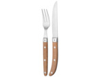 Ranch steak cutlery 12 pcs. set, oak