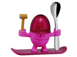 McEgg egg cup w. spoon, pink