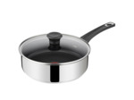 Jamie Oliver Everyday Kitchen Stainless Steel Sautepan 24 cm w. lid