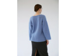 MOHAIR CARDIGAN AZURE M/L