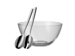 Taverno salad set, glass bowl 23,5 cm + salad server set