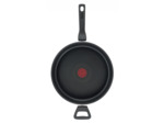 Hard titanium pro Sautepan 28 cm w.lid Black