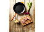 Friends Offer: Cast Iron Frying Pan with Wooden Handle -10% Additional Discount from the Outlet Price