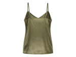 V-NECK SILK TOP GREEN L