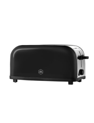 Manhattan black toaster 4 slices 1200-1400 W