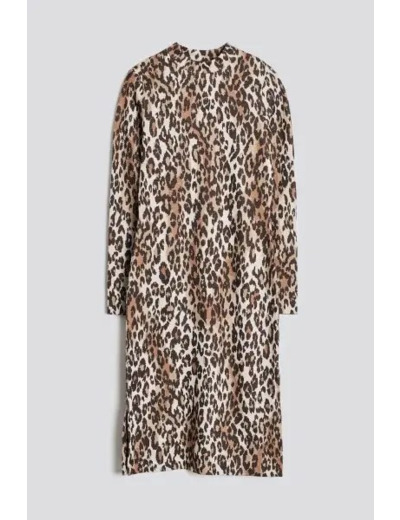 Leopard Jacquard Jersey Dress 69€