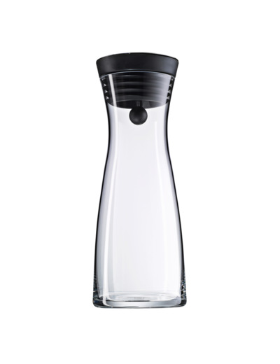 Basic water decanter 0,75 l., stainless steel top