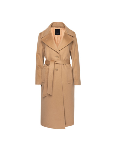 Clareta Long Belt Cashmere Coat